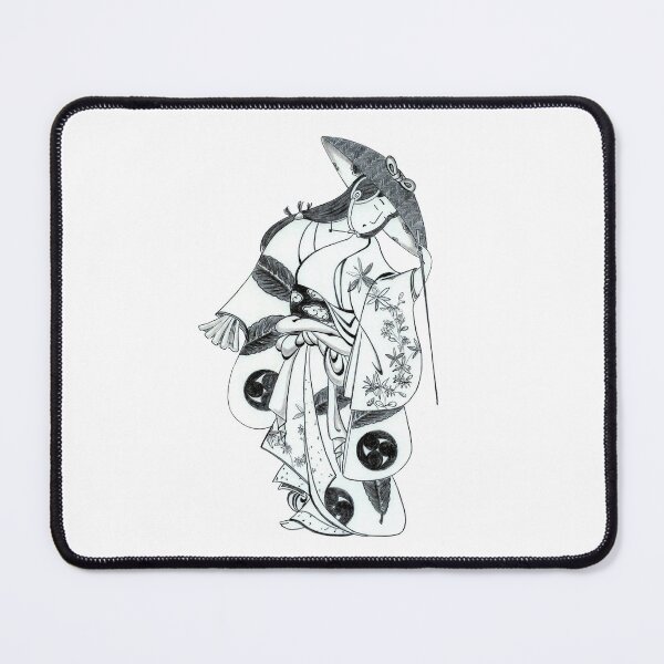 Item preview, Geisha girl ancient Japanese art drawing designed and sold by GreyForest.