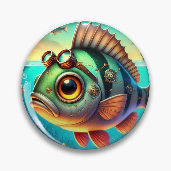 Item preview, Steampunk Perch Fish designed and sold by Sillytoe.