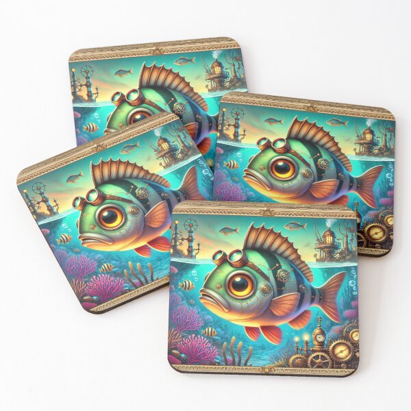 Item preview, Steampunk Perch Fish designed and sold by Sillytoe.