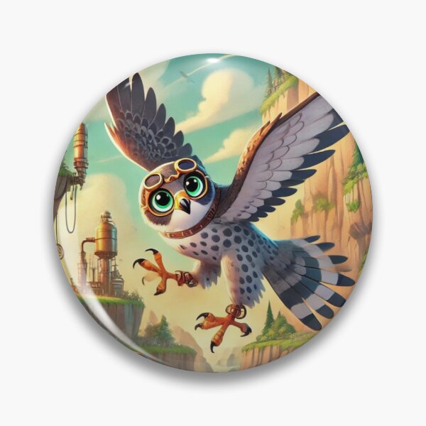 Item preview, Steampunk Peregrine Falcon designed and sold by Sillytoe.