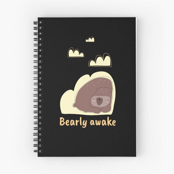 Item preview, Bearly awake designed and sold by rjhillfarm.
