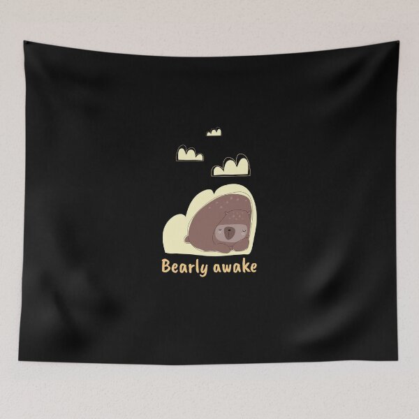 Item preview, Bearly awake designed and sold by rjhillfarm.