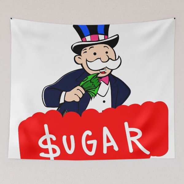 Item preview, Sugar Rich Graffiti  - Vibrant Monopoly Money Pop Art  designed and sold by DonVivaldo.