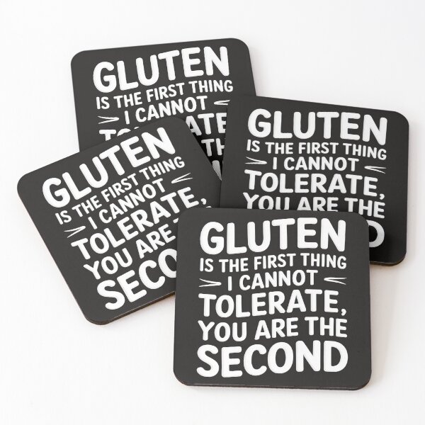Item preview, Gluten Intolerance Sarcasm designed and sold by Meme-shirt.