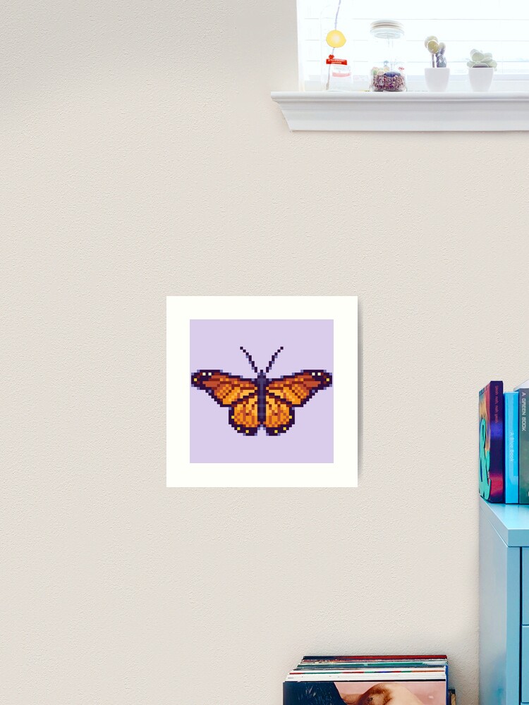 Monarch Butterfly Pixel Art – BRIK