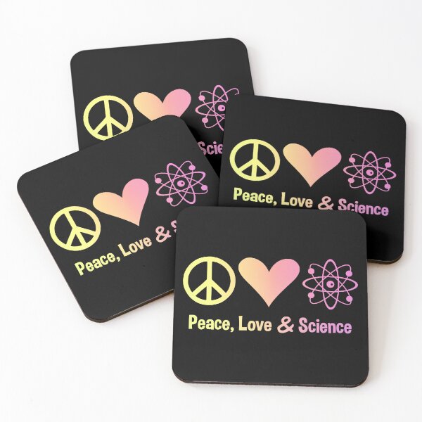 Item preview, Peace, Love & Science designed and sold by ScienceCorner.
