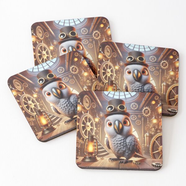 Item preview, Steampunk Pesquet’s Parrot  designed and sold by Sillytoe.