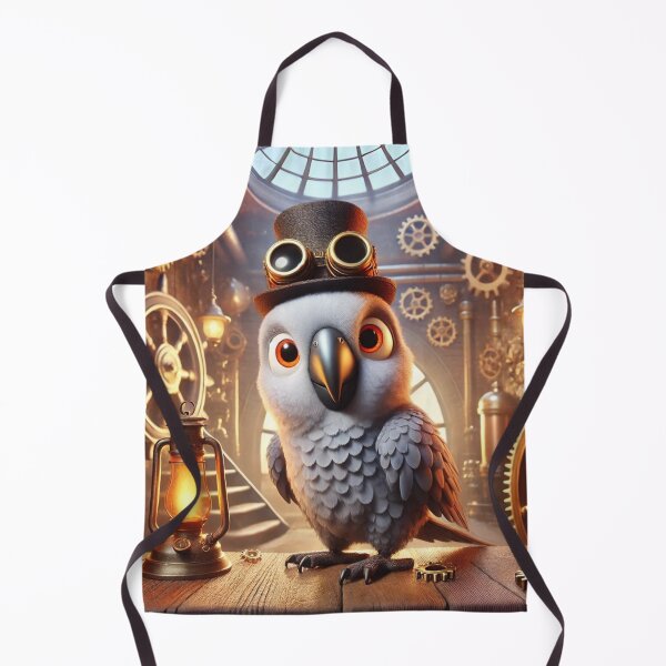 Item preview, Steampunk Pesquet’s Parrot designed and sold by Sillytoe.