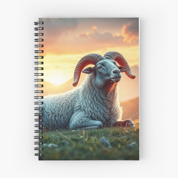 Item preview, Bighorn Sheep at Sunrise designed and sold by Skye Ryan-Evans.