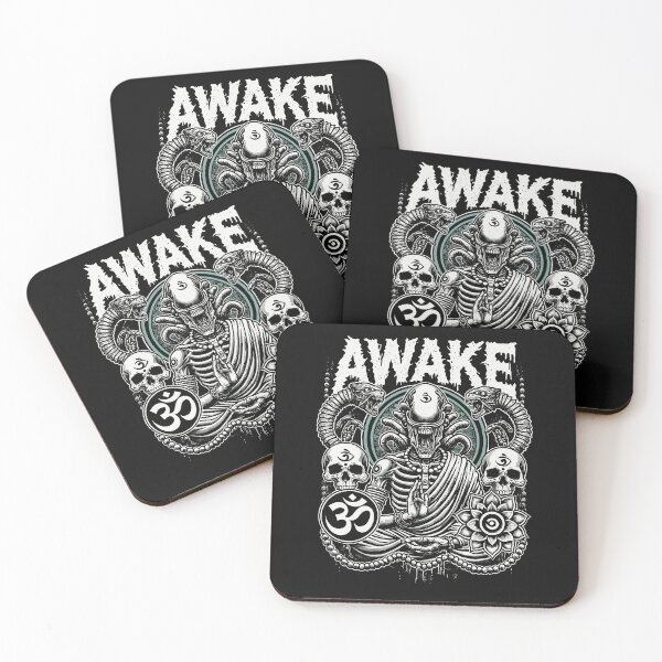 Item preview, Awake Alien Buddha Xenomorph Meditation designed and sold by Mystikos Art.