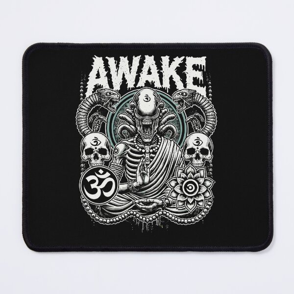 Item preview, Awake Alien Buddha Xenomorph Meditation designed and sold by Mystikos Art.