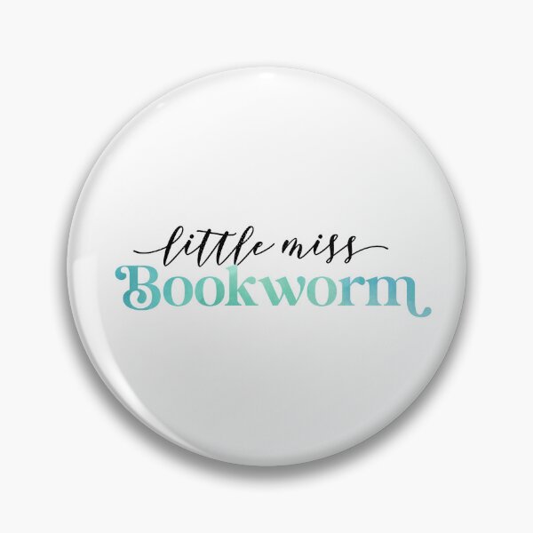 Item preview, Little Miss Bookworm Sticker Blue & Black | Perfect for Kindle & Book Lovers designed and sold by Stickers by @molllyclare.
