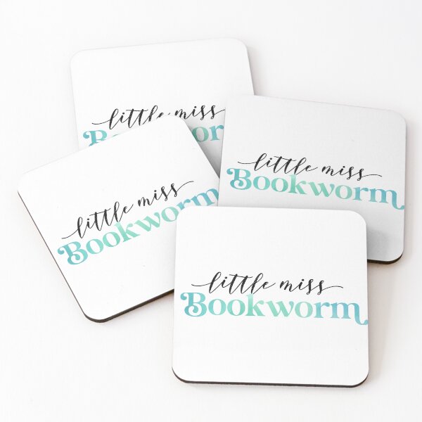 Item preview, Little Miss Bookworm Sticker Blue & Black | Perfect for Kindle & Book Lovers designed and sold by Stickers by @molllyclare.