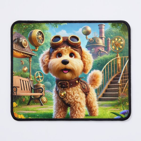 Item preview, Steampunk Petite Goldendoodle designed and sold by Sillytoe.