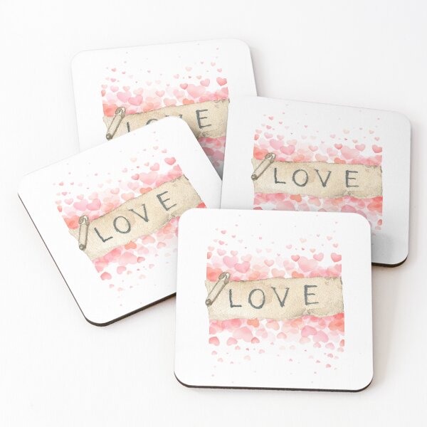 Item preview, Safety pin love designed and sold by Dirtpathdesigns.