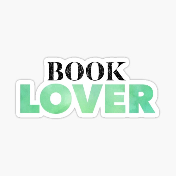 Artikel-Vorschau von Buchliebhaber-Aufkleber in grünem Ombré | Perfekt für Kindle- und E-Reader-Zubehör, designt und verkauft von Stickers by @molllyclare.