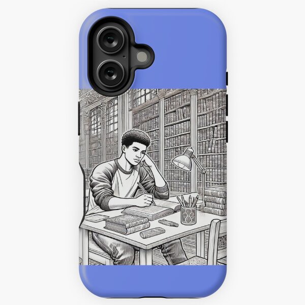 Vista previa del artículo con la obra «Realizar estudios en la biblioteca», diseñado y vendido por CreatedWFaith.