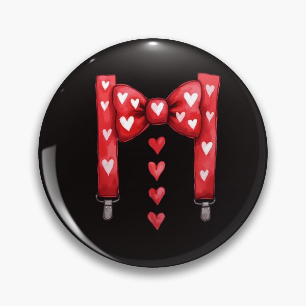 Item preview, Hearts Bow Tie & Suspenders Valentine's Dayer  Funny toddler boys designed and sold by BornBorn.