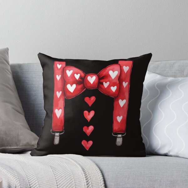 Item preview, Hearts Bow Tie & Suspenders Valentine's Dayer  Funny toddler boys designed and sold by BornBorn.