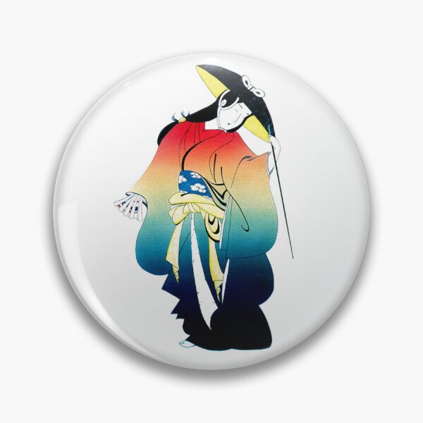 Item preview, Geisha Girl in colorful kimono japanse style art designed and sold by GreyForest.