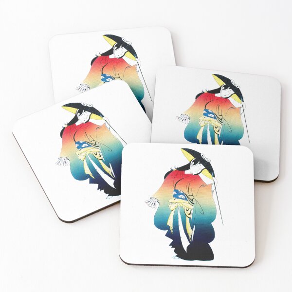 Item preview, Geisha Girl in colorful kimono japanse style art designed and sold by GreyForest.