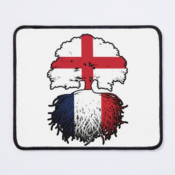 Item preview, France French English England Tree Roots Flag designed and sold by FlagX.