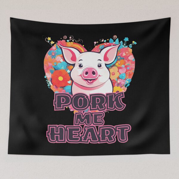 Item preview, Pork My Heart designed and sold by SpacePigsZone.