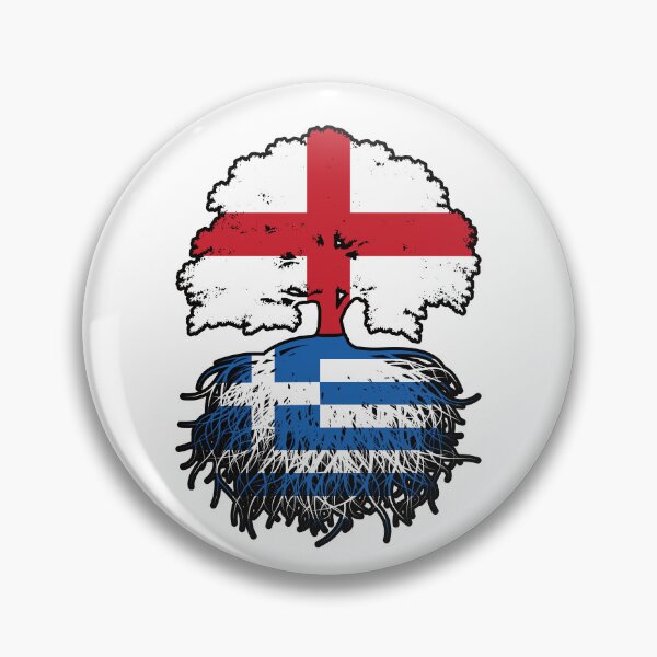 Item preview, Greece Greek English England Tree Roots Flag designed and sold by FlagX.