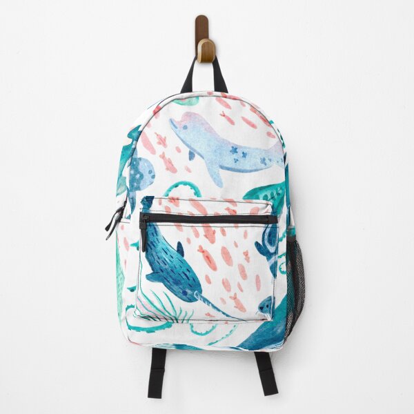 Item preview, Watercolor Arctic Mammals and Fish designed and sold by narwhalwall.