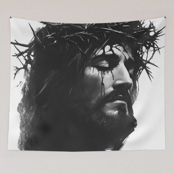 Item preview, Jesus wearing crown of thorns designed and sold by GearGrafix.