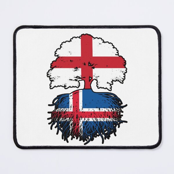 Item preview, Iceland Icelandic English England Tree Roots Flag designed and sold by FlagX.