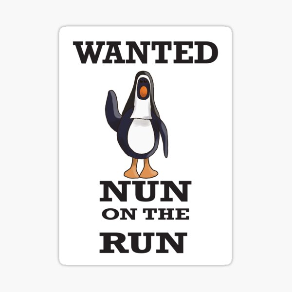 Item preview, Nun on the Run designed and sold by dougiedesigns.