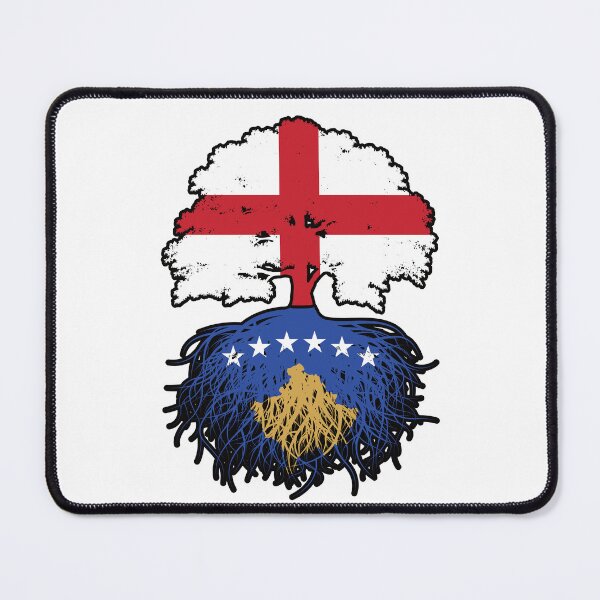 Item preview, Kosovo Kosovar English England Tree Roots Flag designed and sold by FlagX.