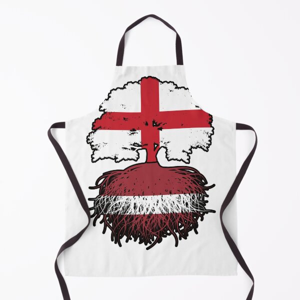 Item preview, Latvia Latvian English England Tree Roots Flag designed and sold by FlagX.