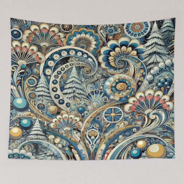 Item preview, Abstract Frost Garden Reloaded Premium Trendy Best Gift designed and sold by Imaginarium of Chaos falcon88 .