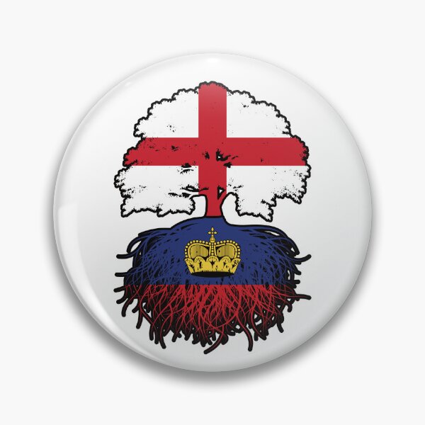 Item preview, Liechtenstein Liechtensteiner English England Tree Roots Flag designed and sold by FlagX.