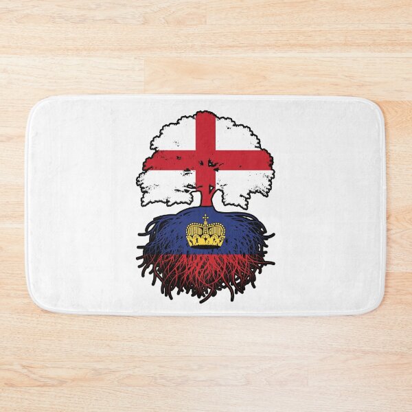 Item preview, Liechtenstein Liechtensteiner English England Tree Roots Flag designed and sold by FlagX.