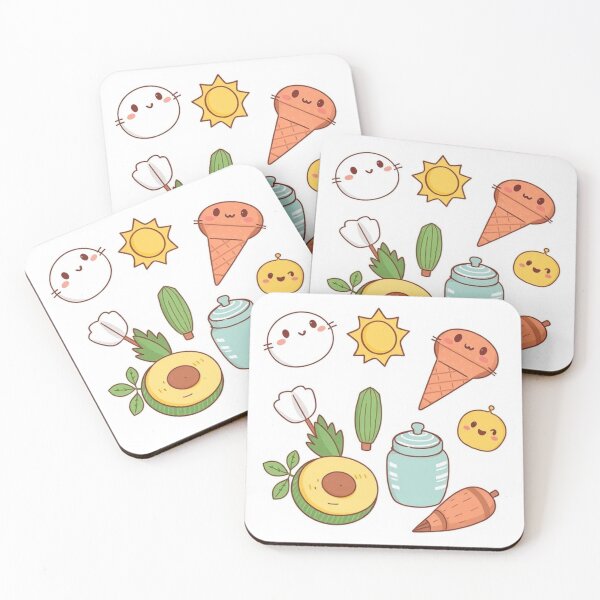 Item preview, Hand-Drawn Kawaii Objects Collection designed and sold by hjian8219.