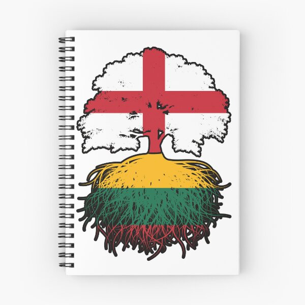 Item preview, Lithuania Lithuanian English England Tree Roots Flag designed and sold by FlagX.