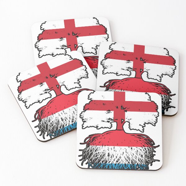 Item preview, Luxembourg Luxembourgian English England Tree Roots Flag designed and sold by FlagX.