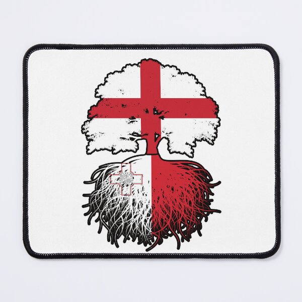 Item preview, Malta Maltese English England Tree Roots Flag designed and sold by FlagX.