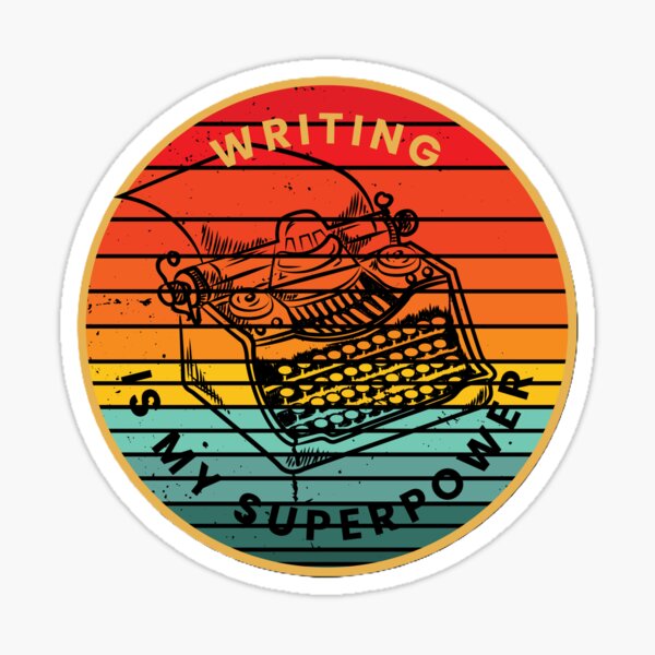 Item preview, Writing is my Superpower designed and sold by JLClassics.