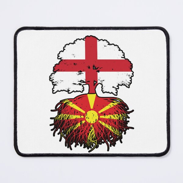 Item preview, Macedonia Macedonian English England Tree Roots Flag designed and sold by FlagX.
