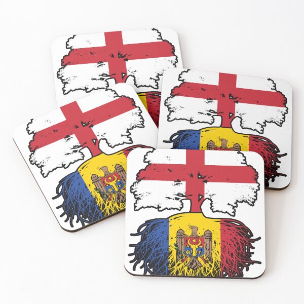 Item preview, Moldava Moldavan English England Tree Roots Flag designed and sold by FlagX.