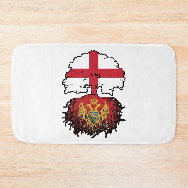 Item preview, Montenegro Montenegrin English England Tree Roots Flag designed and sold by FlagX.