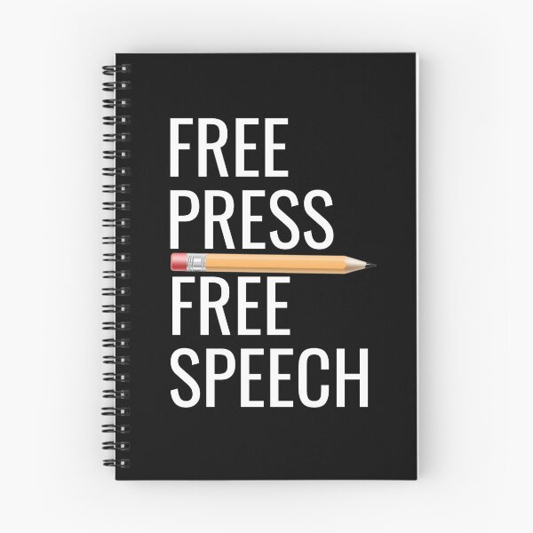 Item preview, Free Press Free Speech Statement – Defend Your Rights  designed and sold by The Junto Shop.