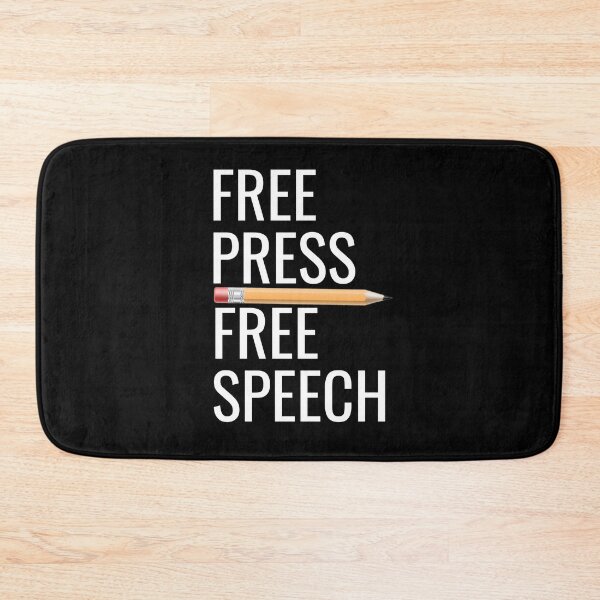 Item preview, Free Press Free Speech Statement – Defend Your Rights  designed and sold by The Junto Shop.
