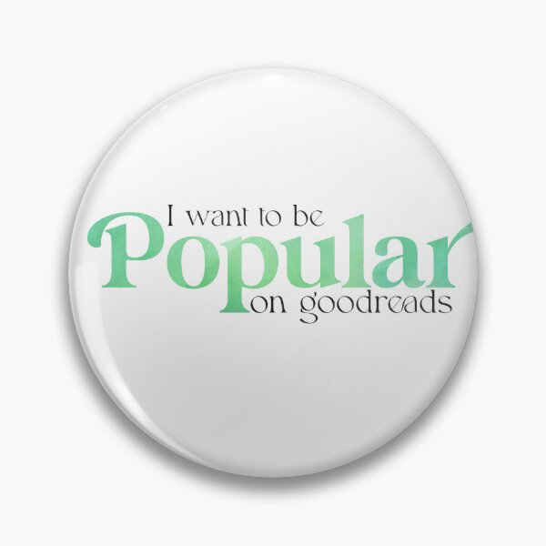 Item preview, I Want to Be Popular on Goodreads Green Ombré Sticker | Funny Book Lover Humor designed and sold by Stickers by @molllyclare.