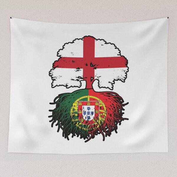 Item preview, Portugal Portuguese English England Tree Roots Flag designed and sold by FlagX.