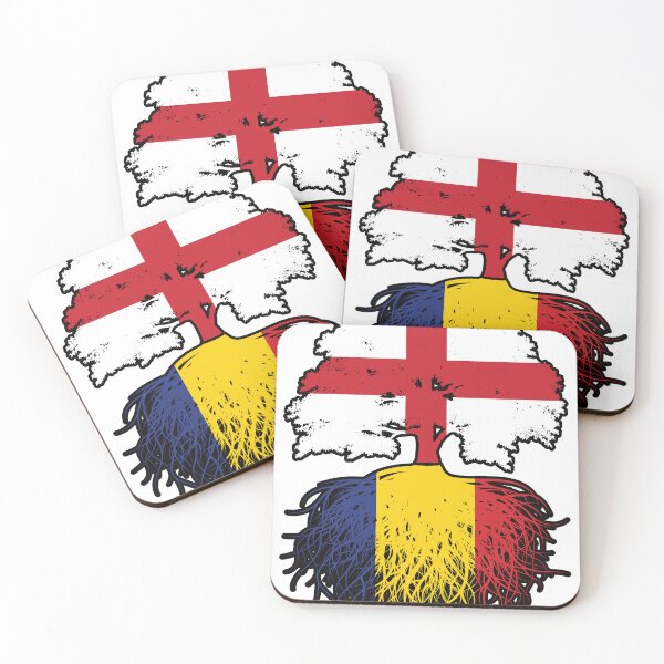 Item preview, Romania Romanian English England Tree Roots Flag designed and sold by FlagX.